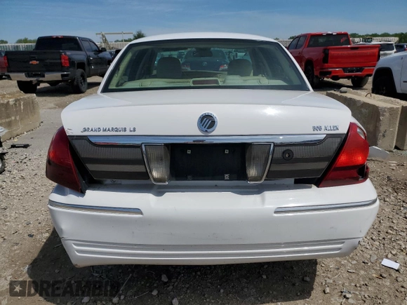 2008 Mercury Grand Marquis LS z VIN 2MEFM75V68X649535, wystawiony jako Copart lot #53817595 z przebiegiem 138 898 mil mil oraz Szkody całkowita. Historia ofert i sprzedaży dostępna na DreamBid. Obrazek 6.