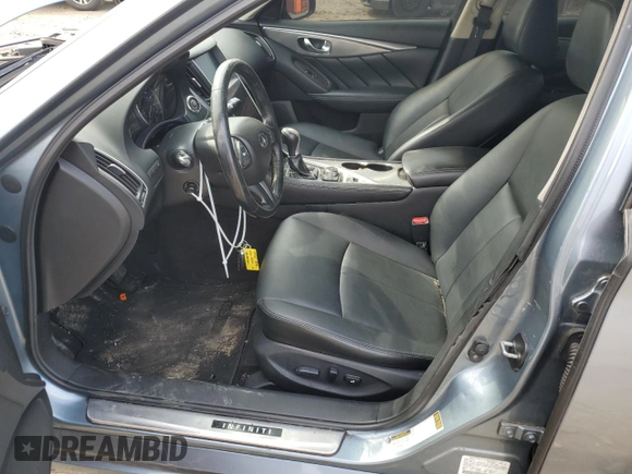 2016 Infiniti Q50 Premium with VIN JN1CV7AR7GM251091, listed as a Copart auction lot 49963495 with 77,833 mi miles and Salvage Title. Bid and sale history available at DreamBid. Image 7.