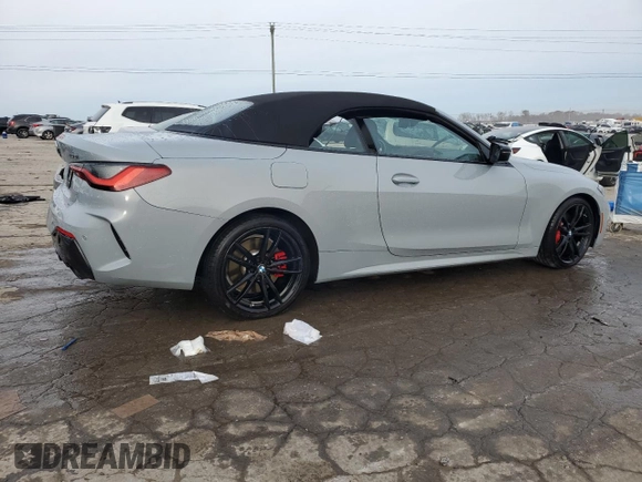 2024 BMW 4 Series 430i z VIN WBA23AT09RCP14882, wystawiony jako Copart lot #84880374 z przebiegiem 17 979 mil mil oraz Szkoda całkowita • Salvage title. Historia ofert i sprzedaży dostępna na DreamBid. Obrazek 3.