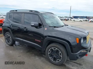 2016 Jeep Renegade Trailhawk with VIN ZACCJBCT2GPD27483, listed as a IAAI auction lot 42818326 with 123,039 mi miles and . Bid and sale history available at DreamBid. Image 1.