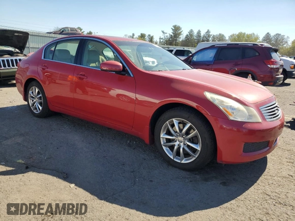 2008 Infiniti G35 x with VIN JNKBV61F08M259722, listed as a Copart auction lot 75865324 with 171,454 mi miles and Salvage Title. Bid and sale history available at DreamBid. Image 4.