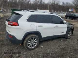 2018 Jeep Cherokee Limited with VIN 1C4PJLDB1JD523613, listed as a Copart auction lot 43543485 with 131,259 mi miles and Salvage title. Bid and sale history available at DreamBid. Image 3.