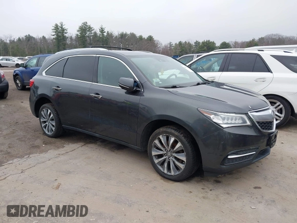 2014 Acura MDX Technology z VIN 5FRYD4H4XEB046657, wystawiony jako IAAI lot #42019737 z przebiegiem 148 068 mil mil oraz . Historia ofert i sprzedaży dostępna na DreamBid. Obrazek 1.