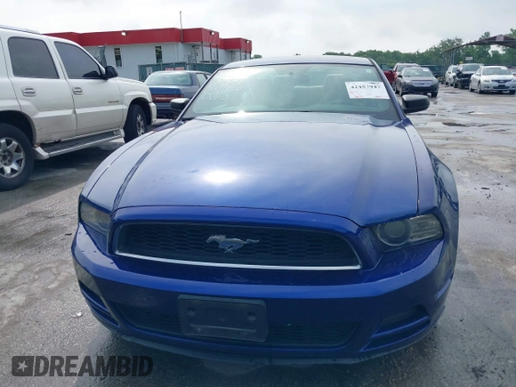 2014 Ford Mustang V6 with VIN 1ZVBP8AM9E5273871, listed as a IAAI auction lot 42457947 with 129,175 mi miles and . Bid and sale history available at DreamBid. Image 12.