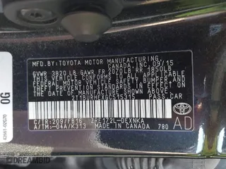 2016 Toyota Corolla L with VIN 2T1BURHEXGC515315, listed as a IAAI auction lot 41503855 with 71,819 mi miles. Bid and sale history available at carsss.com. Image 9.