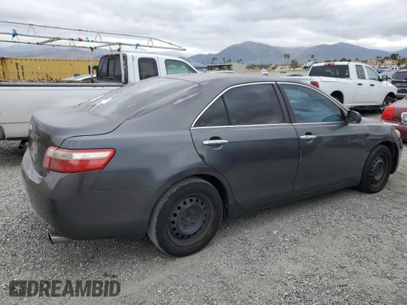 2007 Toyota Camry CE with VIN 4T1BE46K57U556135, listed as a Copart auction lot 54595615 with 248,096 mi miles and Salvage Title. Bid and sale history available at carsss.com. Image 3.