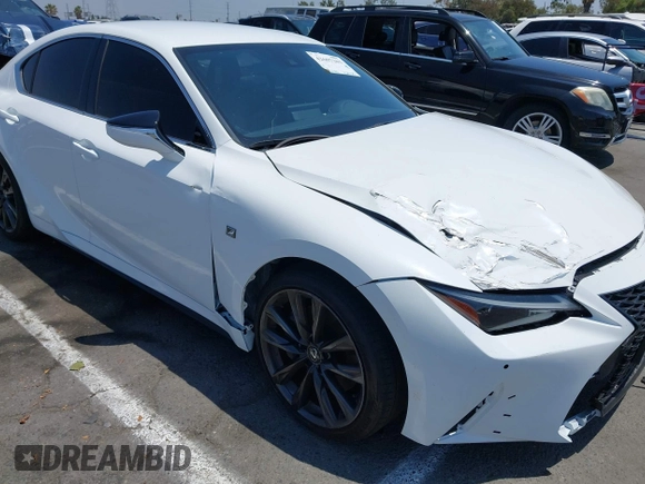 2024 Lexus IS 300 with VIN JTHBA1D2XR5131510, listed as a IAAI auction lot 42607201 with 10,580 mi miles and . Bid and sale history available at DreamBid. Image 6.