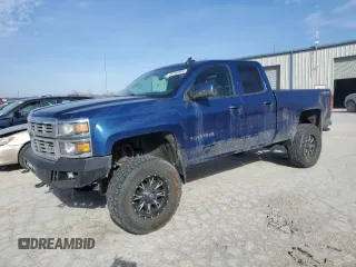 2015 Chevrolet Silverado 1500 LT with VIN 1GCVKREC8FZ338046, listed as a Copart auction lot 49169345 with 145,910 mi miles and Salvage Title. Bid and sale history available at carsss.com. Image 1.