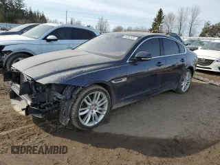 2016 Jaguar XF 35t Prestige with VIN SAJBK4BV2GCY18133, listed as a Copart auction lot 46502435 with 149,635 mi miles and Clean Title. Bid and sale history available at carsss.com. Image 1.