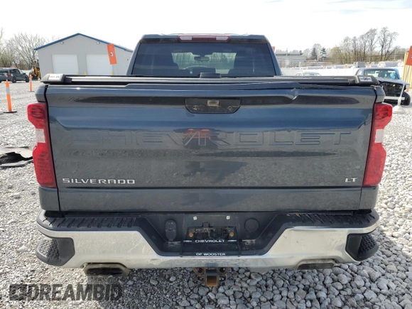 2020 Chevrolet Silverado 1500 LT with VIN 1GCRYDED9LZ344672, listed as a Copart auction lot 51823685 with 61,334 mi miles and Salvage Title. Bid and sale history available at carsss.com. Image 6.