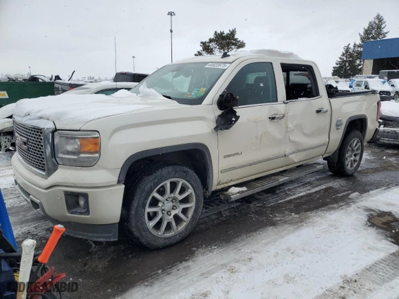 2014 GMC Sierra 1500 Denali with VIN 3GTU2WEC5EG543994, listed as a Copart auction lot 44622675 with 194,075 mi miles and Clean Title. Bid and sale history available at carsss.com. Image 1.