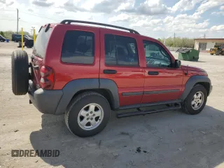 2007 Jeep Liberty Sport z VIN 1J4GL48K07W577597, wystawiony jako Copart lot #54377335 z przebiegiem 128 998 mil mil oraz Szkody całkowita. Historia ofert i sprzedaży dostępna na DreamBid. Obrazek 3.