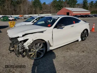 2018 Infiniti Q60 Luxe with VIN JN1EV7EK8JM340696, listed as a Copart auction lot 52930295 with 111,375 mi miles and Salvage Title. Bid and sale history available at carsss.com. Image 1.