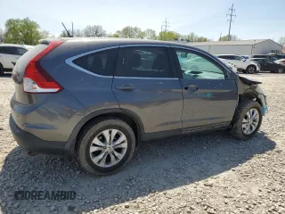 2014 Honda CR-V EX with VIN 2HKRM4H5XEH701027, listed as a Copart auction lot 54524835 with 169,445 mi miles and Salvage Title. Bid and sale history available at carsss.com. Image 3.