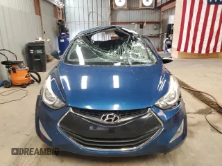 2014 Hyundai Elantra Coupe with VIN KMHDH6AH4EU028624, listed as a Copart auction lot 56992494 with 0 mi miles and Salvage Title. Bid and sale history available at carsss.com. Image 5.