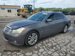 2008 Infiniti M with VIN JNKAY01E38M605396, listed as a Copart auction lot 61312614 with 115,937 mi miles and Salvage Title. Bid and sale history available at carsss.com. Image 1.