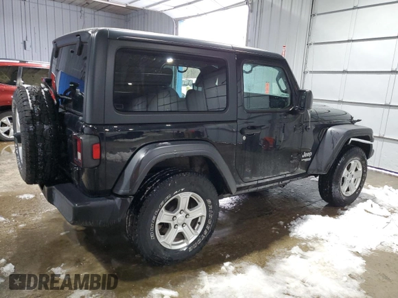 2020 Jeep Wrangler Sport S with VIN 1C4GJXAN0LW131400, listed as a Copart auction lot 44266995 with 73,576 mi miles and Salvage title. Bid and sale history available at DreamBid. Image 3.