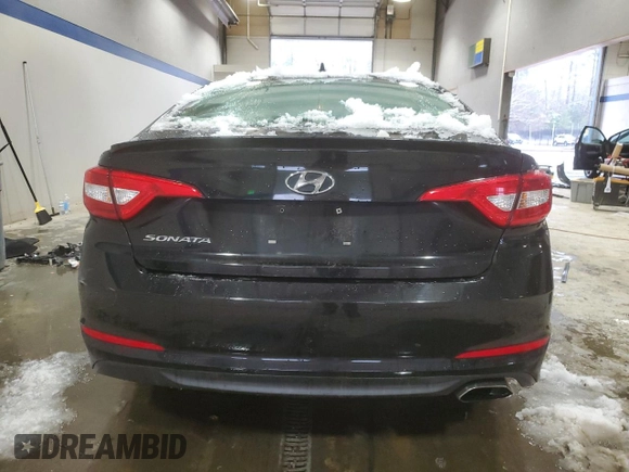2015 Hyundai Sonata 2.4L SE with VIN 5NPE24AF2FH158586, listed as a Copart auction lot 45061375 with Not Provided miles and Salvage Title. Bid and sale history available at carsss.com. Image 6.