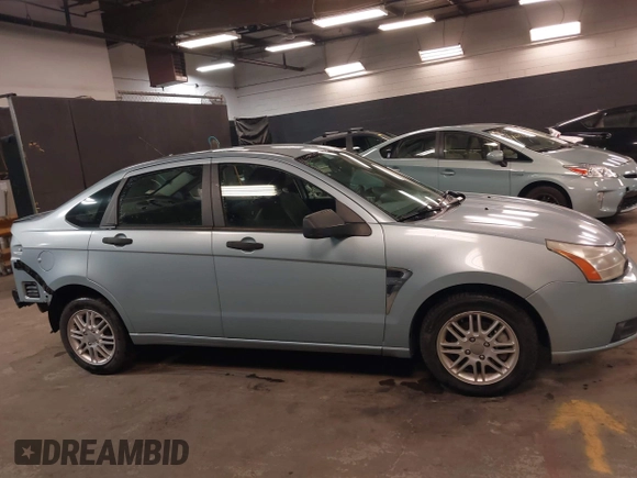 2008 Ford Focus SE with VIN 1FAHP35N98W276325, listed as a IAAI auction lot 42010348 with 47,278 mi miles. Bid and sale history available at carsss.com. Image 14.