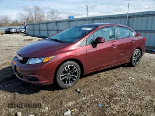 2012 Honda Civic EX-L with VIN 19XFB2F92CE022759, listed as a Copart auction lot 51343545 with 135,540 mi miles and Salvage Title. Bid and sale history available at DreamBid. Image 1.