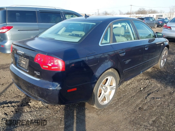 2008 Audi A4 2.0T with VIN WAUDF78E18A076760, listed as a IAAI auction lot 41664991 with 130,234 mi miles. Bid and sale history available at carsss.com. Image 4.