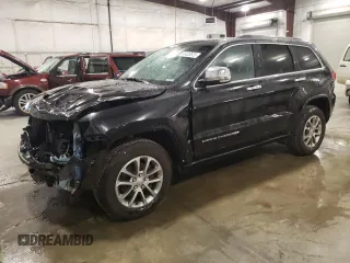 2016 Jeep Grand Cherokee Limited with VIN 1C4RJFBG3GC354864, listed as a Copart auction lot 61433675 with 105,219 mi miles and Salvage title. Bid and sale history available at DreamBid. Image 1.