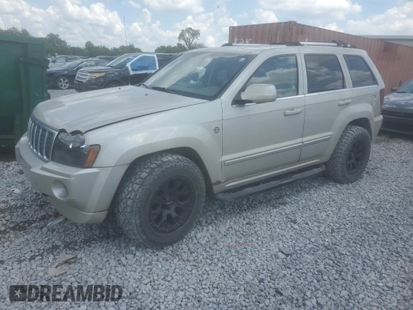 2007 Jeep Grand Cherokee Overland with VIN 1J8HR68227C579883, listed as a Copart auction lot 65282225 with 224,059 mi miles and Clean title. Bid and sale history available at DreamBid. Image 1.