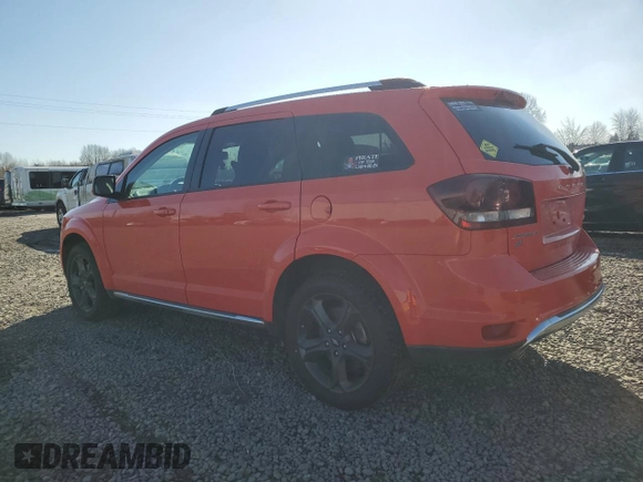 2018 Dodge Journey Crossroad with VIN 3C4PDDGGXJT477424, listed as a Copart auction lot 48290895 with 42,538 mi miles and Salvage Title. Bid and sale history available at DreamBid. Image 2.