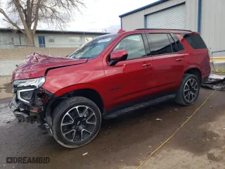2023 Chevrolet Tahoe RST with VIN 1GNSKRKD7PR220840, listed as a Copart auction lot 86608654 with 44,628 mi miles and Salvage Title. Bid and sale history available at carsss.com. Image 1.