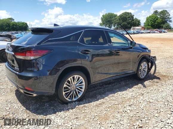2021 Lexus RX 350 with VIN 2T2JZMAA7MC198902, listed as a Copart auction lot 59238005 with 44,127 mi miles and Salvage title. Bid and sale history available at DreamBid. Image 3.