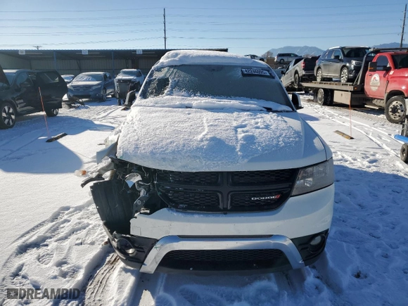 2017 Dodge Journey Crossroad Plus with VIN 3C4PDCGGXHT601406, listed as a Copart auction lot 42246095 with 91,740 mi miles and Salvage Title. Bid and sale history available at carsss.com. Image 5.