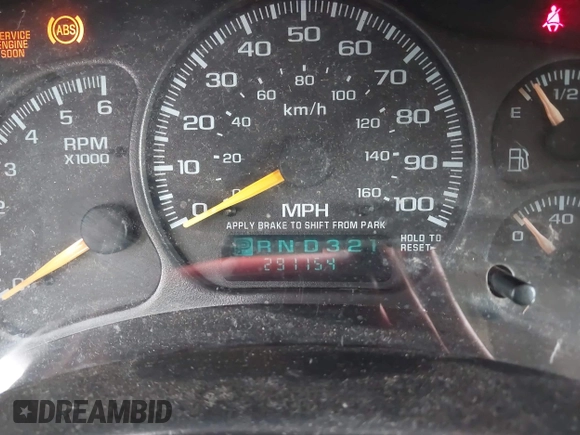 2001 GMC Yukon SLT with VIN 1GKEK13T41R164915, listed as a IAAI auction lot 41841669 with 291,154 mi miles. Bid and sale history available at carsss.com. Image 7.