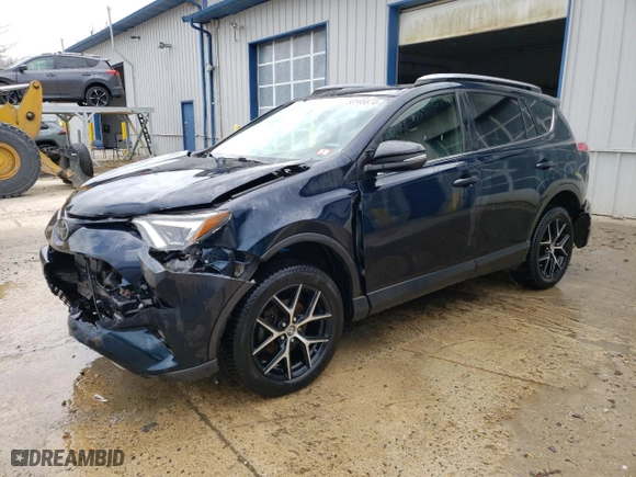 2018 Toyota RAV4 SE with VIN JTMJFREV0JD228148, listed as a Copart auction lot 53595874 with 91,557 mi miles and Salvage Title. Bid and sale history available at carsss.com. Image 1.