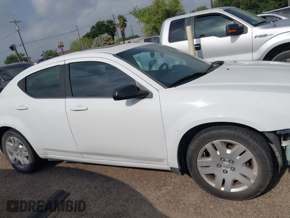 2013 Dodge Avenger SE with VIN 1C3CDZAB6DN548104, listed as a IAAI auction lot 41918928 with 189,315 mi miles and . Bid and sale history available at carsss.com. Image 14.