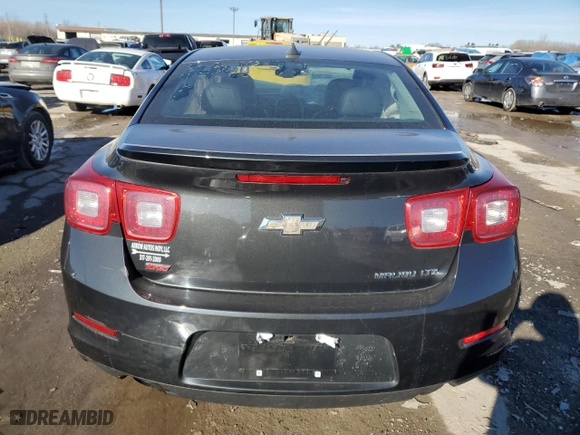 2014 Chevrolet Malibu LTZ with VIN 1G11J5SX6EF144397, listed as a Copart auction lot 42152225 with 0 mi miles and Salvage Title. Bid and sale history available at carsss.com. Image 6.