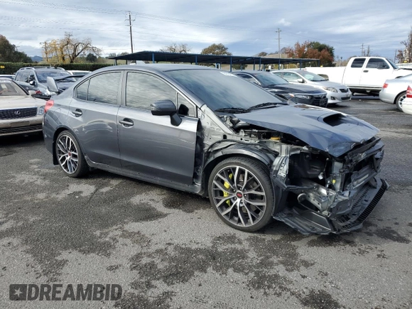 2021 Subaru WRX STI with VIN JF1VA2E69M9818376, listed as a Copart auction lot 84764114 with 30,118 mi miles and Salvage Title. Bid and sale history available at carsss.com. Image 4.