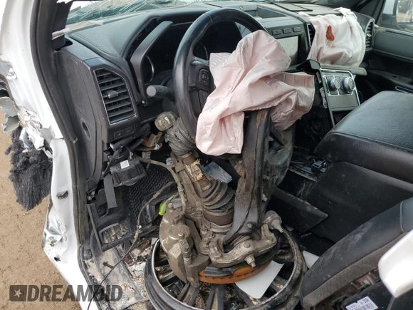 2019 Ford Expedition Limited with VIN 1FMJU2AT5KEA21165, listed as a Copart auction lot 59601525 with 119,482 mi miles and Salvage title. Bid and sale history available at DreamBid. Image 8.