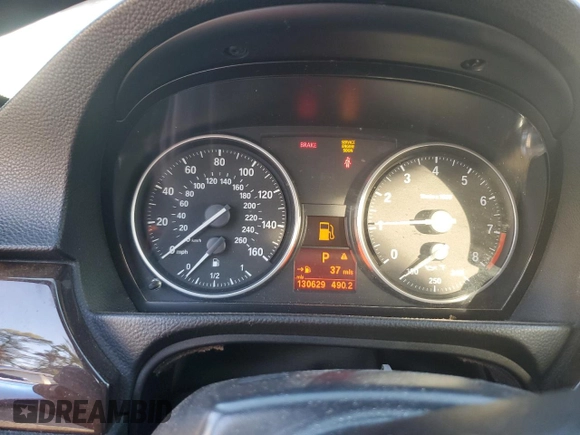 2009 BMW 3 Series 328i with VIN WBAWR33539P460859, listed as a Copart auction lot 48851405 with 130,629 mi miles and Salvage title. Bid and sale history available at DreamBid. Image 9.