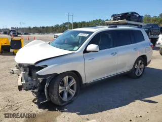 2013 Toyota Highlander Limited with VIN 5TDYK3EH7DS137498, listed as a Copart auction lot 48009545 with 167,081 mi miles and Salvage Title. Bid and sale history available at carsss.com. Image 1.