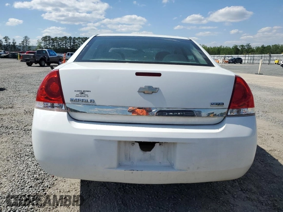2011 Chevrolet Impala LS Fleet with VIN 2G1WF5EK9B1218745, listed as a Copart auction lot 52203825 with Not Provided miles and Salvage Title. Bid and sale history available at DreamBid. Image 6.