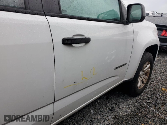 2020 Chevrolet Colorado 2WD Work Truck z VIN 1GCGSBEA8L1242586, wystawiony jako Copart lot #44656835 z przebiegiem Nie podano mil oraz Nie do naprawy • Non repairable. Historia ofert i sprzedaży dostępna na DreamBid. Obrazek 12.