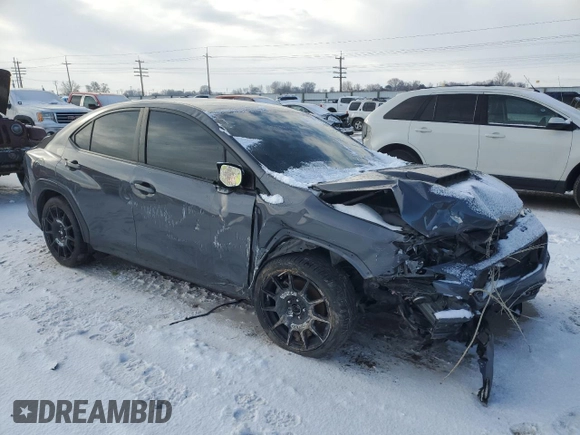 2022 Subaru WRX with VIN JF1VBAA60N9013817, listed as a Copart auction lot 44176505 with 24,608 mi miles and Salvage Title. Bid and sale history available at carsss.com. Image 4.