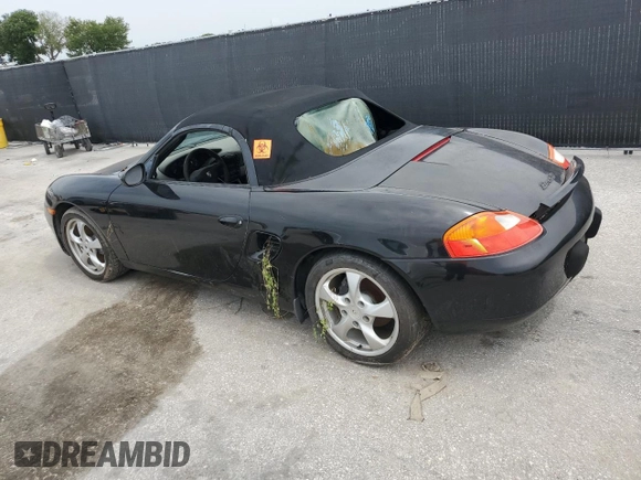 2001 Porsche Boxster with VIN WP0CA29811U626925, listed as a Copart auction lot 59632415 with Not provided miles and Clean title. Bid and sale history available at DreamBid. Image 2.