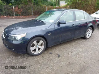 2007 BMW 5 Series 530xi with VIN WBANF735X7CU24974, listed as a IAAI auction lot 42705471 with 79,456 mi miles and . Bid and sale history available at DreamBid. Image 2.