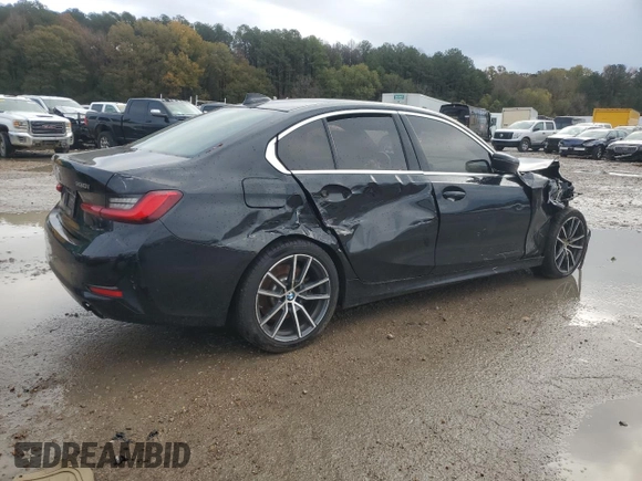 2019 BMW 3 Series 330i xDrive with VIN 3MW5R7J52K8B00833, listed as a Copart auction lot 83463974 with 116,303 mi miles and Salvage Title. Bid and sale history available at DreamBid. Image 3.