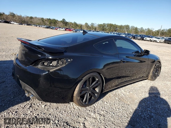 2012 Hyundai Genesis Coupe Grand Touring with VIN KMHHU6KH4CU066086, listed as a Copart auction lot 49646775 with 186,684 mi miles and Clean title. Bid and sale history available at DreamBid. Image 3.
