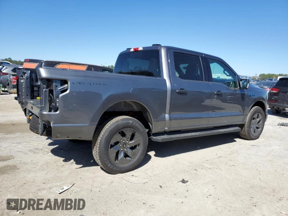 2024 Ford F-150 Lightning XLT with VIN 1FTVW3LK0RWG24006, listed as a Copart auction lot 47560225 with 6,645 mi miles and Salvage title. Bid and sale history available at DreamBid. Image 3.