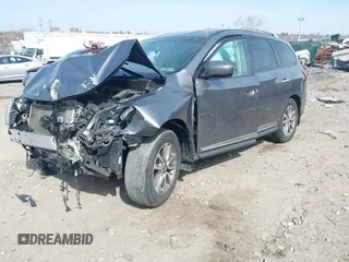 2015 Nissan Pathfinder SV z VIN 5N1AR2MM1FC677029, wystawiony jako IAAI lot #41791507 z przebiegiem Nie podano mil oraz . Historia ofert i sprzedaży dostępna na DreamBid. Obrazek 16.