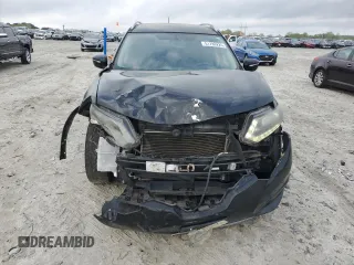 2015 Nissan Rogue SV with VIN KNMAT2MT5FP527379, listed as a Copart auction lot 51789225 with 166,035 mi miles and Salvage Title. Bid and sale history available at carsss.com. Image 5.