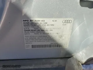 2021 Audi Q5 Premium with VIN WA1AAAFY0M2043357, listed as a Copart auction lot 46441855 with 54,039 mi miles and Salvage Title. Bid and sale history available at carsss.com. Image 14.